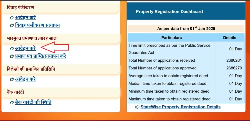 igrsup पोर्टल पर प्रॉपर्टी रजिस्ट्रेशन कैसे शुरू करें?